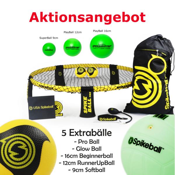 Spikeball Roundnet, Bounceball Pro Set inkl. 5 Extrabällen